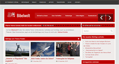 Desktop Screenshot of bibelwelt.de