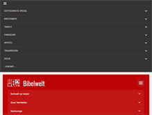 Tablet Screenshot of bibelwelt.de